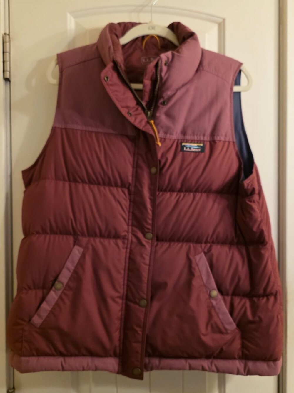 LL Bean Down Vest - Large Regular